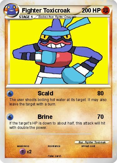 Pokemon Fighter Toxicroak