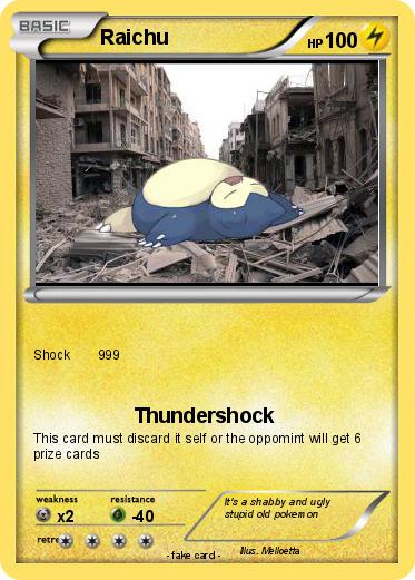 Pokemon Raichu