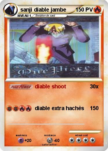 Pokemon sanji diable jambe