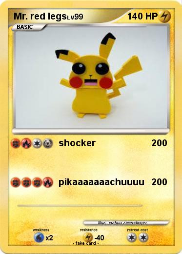 Pokemon Mr. red legs