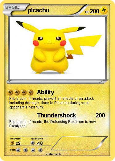 Pokemon picachu