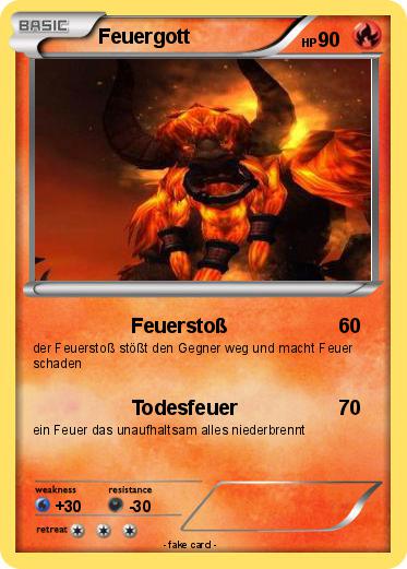 Pokemon Feuergott