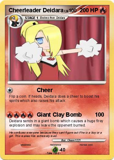 Pokemon Cheerleader Deidara