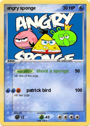 Pokemon angry sponge