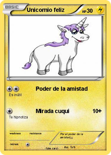 Pokemon Unicornio feliz