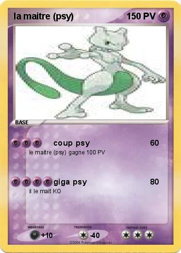 Pokemon la maitre (psy)