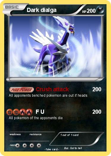 Pokemon Dark dialga