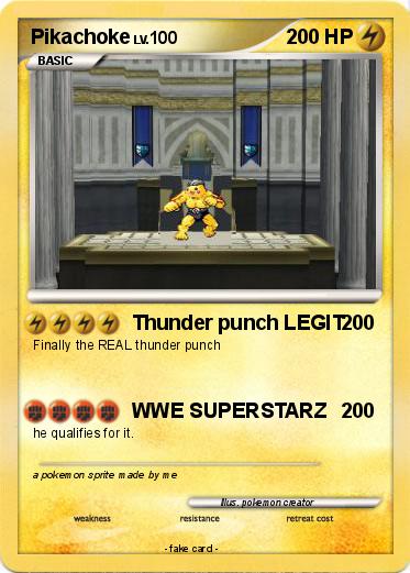Pokemon Pikachoke
