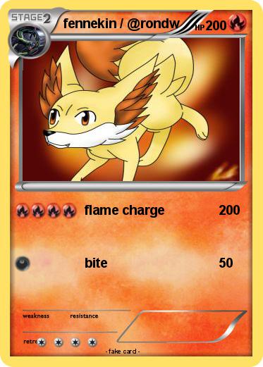 Pokemon fennekin / @rondw