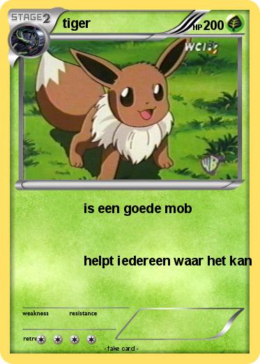 Pokemon tiger