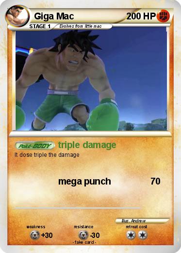 Pokemon Giga Mac
