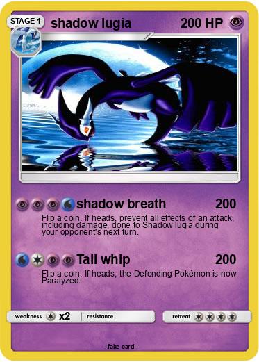 Pokemon shadow lugia