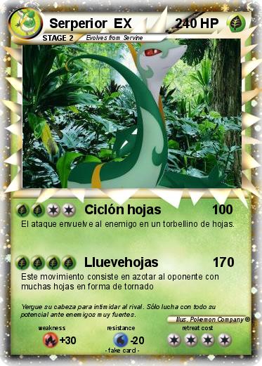 Pokemon Serperior  EX            2