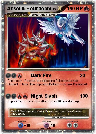 Pokemon Absol & Houndoom