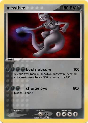 Pokemon mewthee