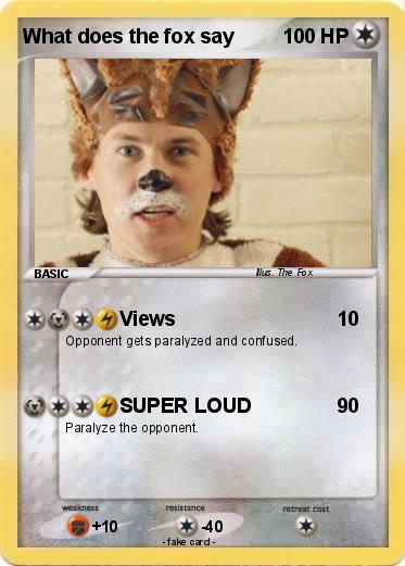 Pokemon What does the fox say