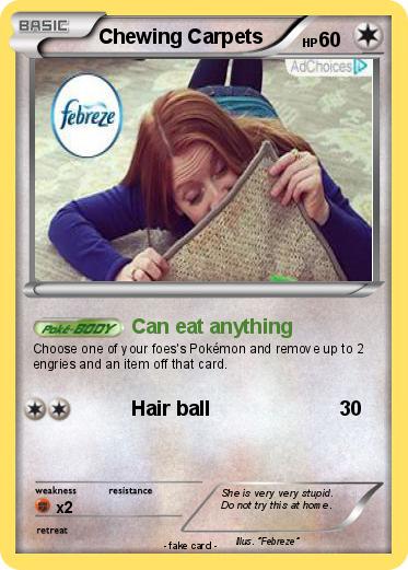 Pokemon Chewing Carpets