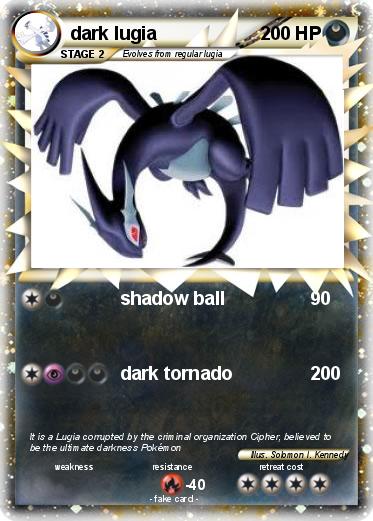 Pokemon dark lugia