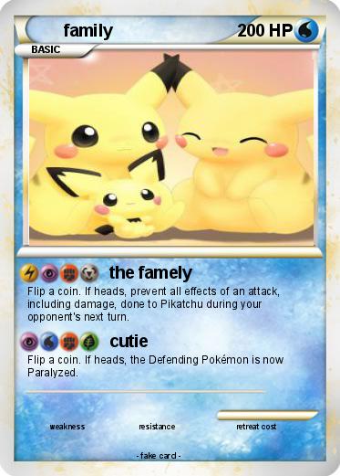 Pokemon family