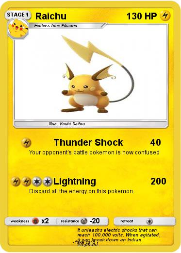 Pokemon Raichu