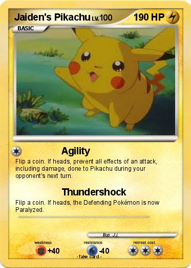 Pokemon Jaiden's Pikachu