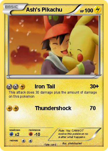 Pokemon Ash's Pikachu
