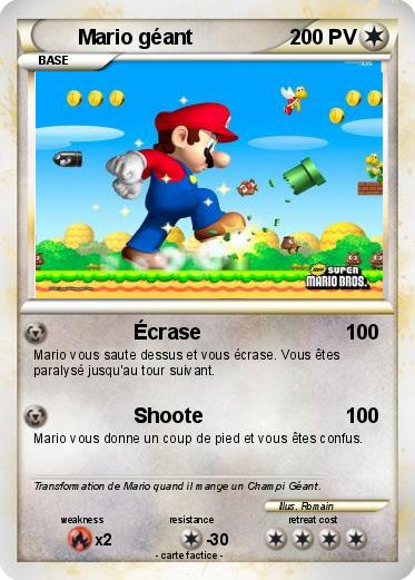 Pokemon Mario géant