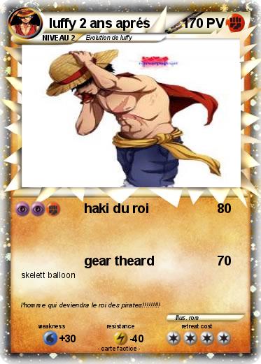 Pokemon luffy 2 ans aprés