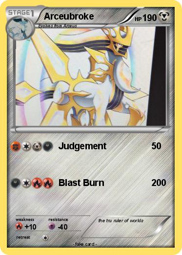 Pokemon Arceubroke