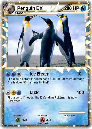 Pokemon Penguin EX
