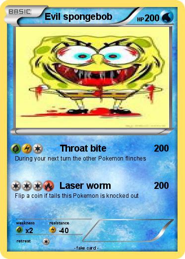 Pokemon Evil spongebob