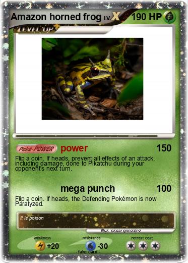 Pokemon Amazon horned frog