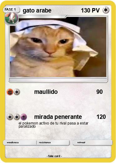 Pokemon gato arabe