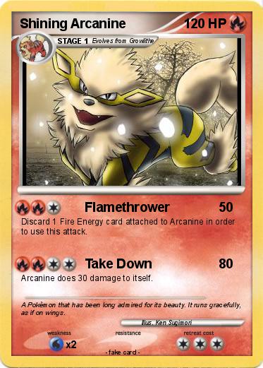 Pokemon Shining Arcanine