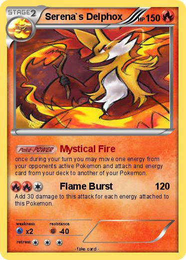 Pokemon Serena`s Delphox