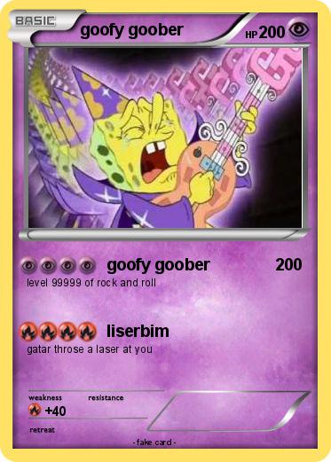 Pokemon goofy goober