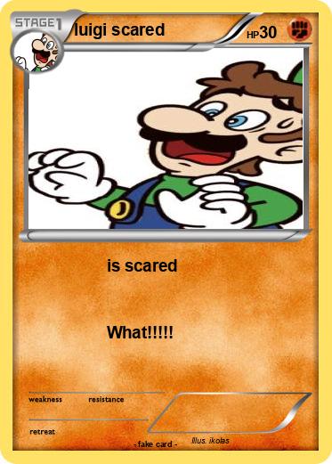Pokemon luigi scared
