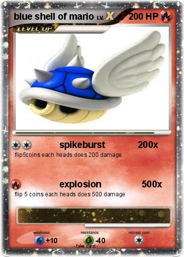 Pokemon blue shell of mario