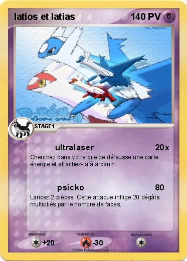 Pokemon latios et latias