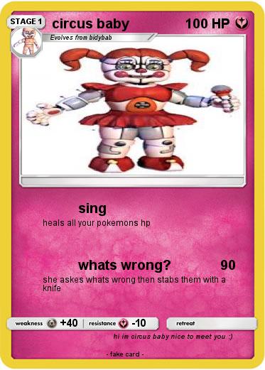 Pokemon circus baby