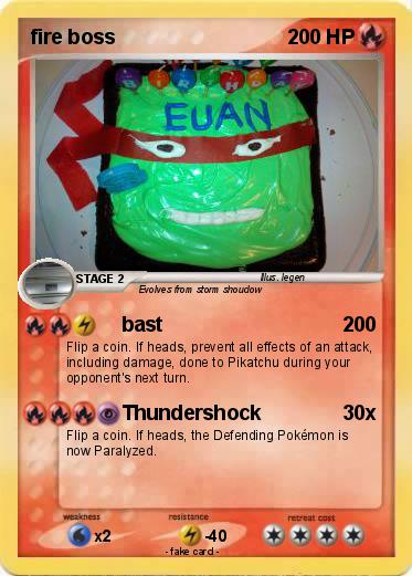 Pokemon fire boss