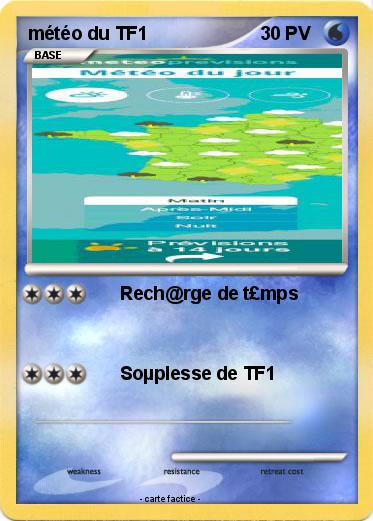 Pokemon météo du TF1
