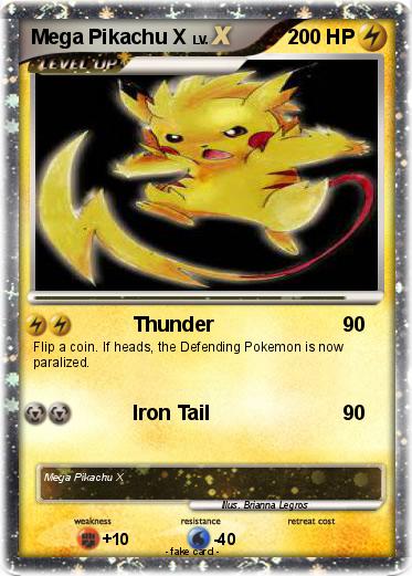 Pokemon Mega Pikachu X