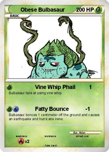 Pokemon Obese Bulbasaur
