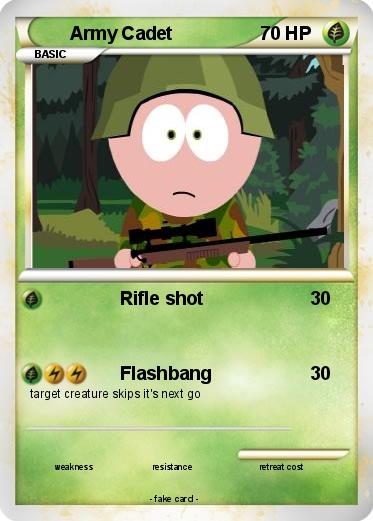 Pokemon Army Cadet