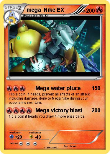 Pokemon mega  Nike EX