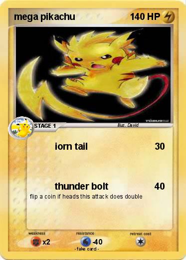 Pokemon mega pikachu