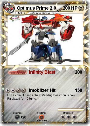 Pokemon Optimus Prime 2.0