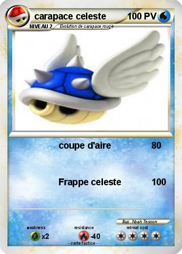 Pokemon carapace celeste