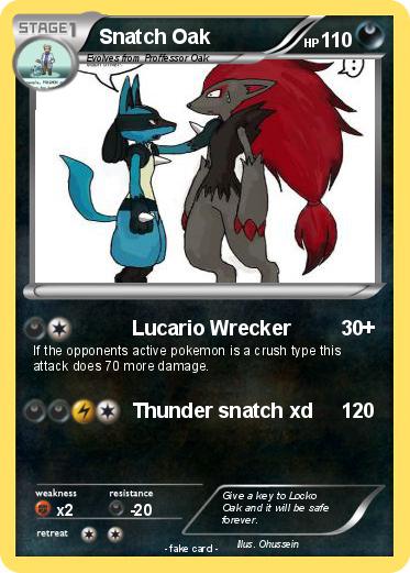 Pokemon Snatch Oak